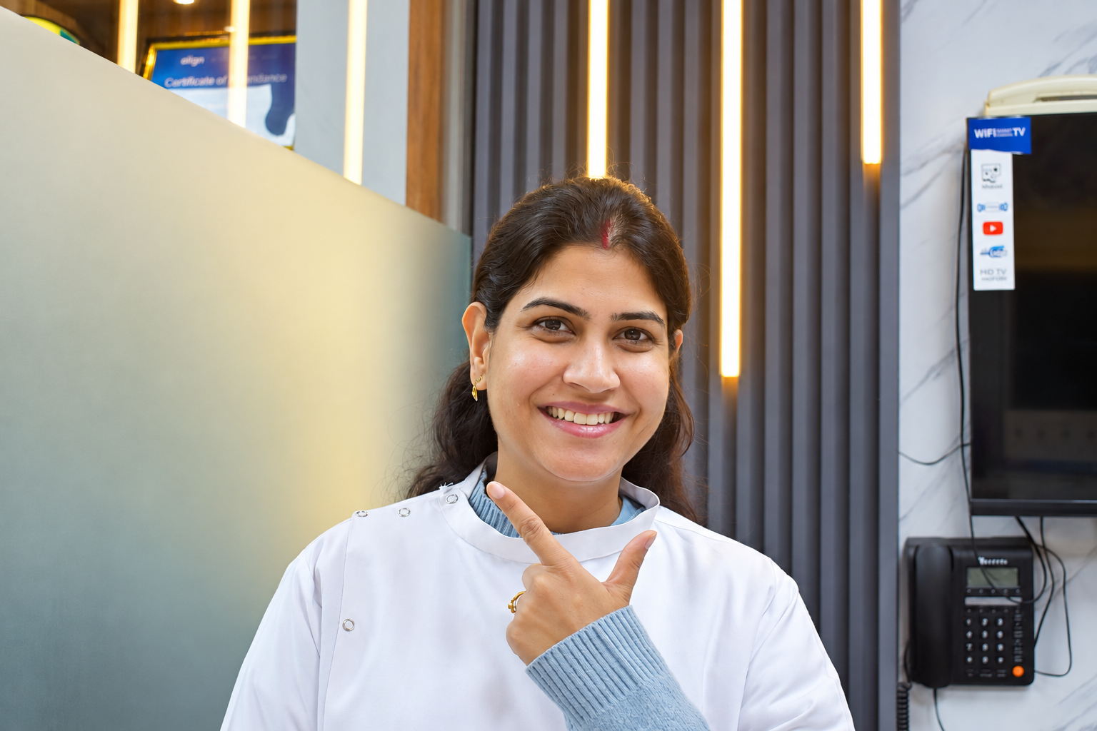 Dr Disha Singh, MDS Ortho, lead clinician